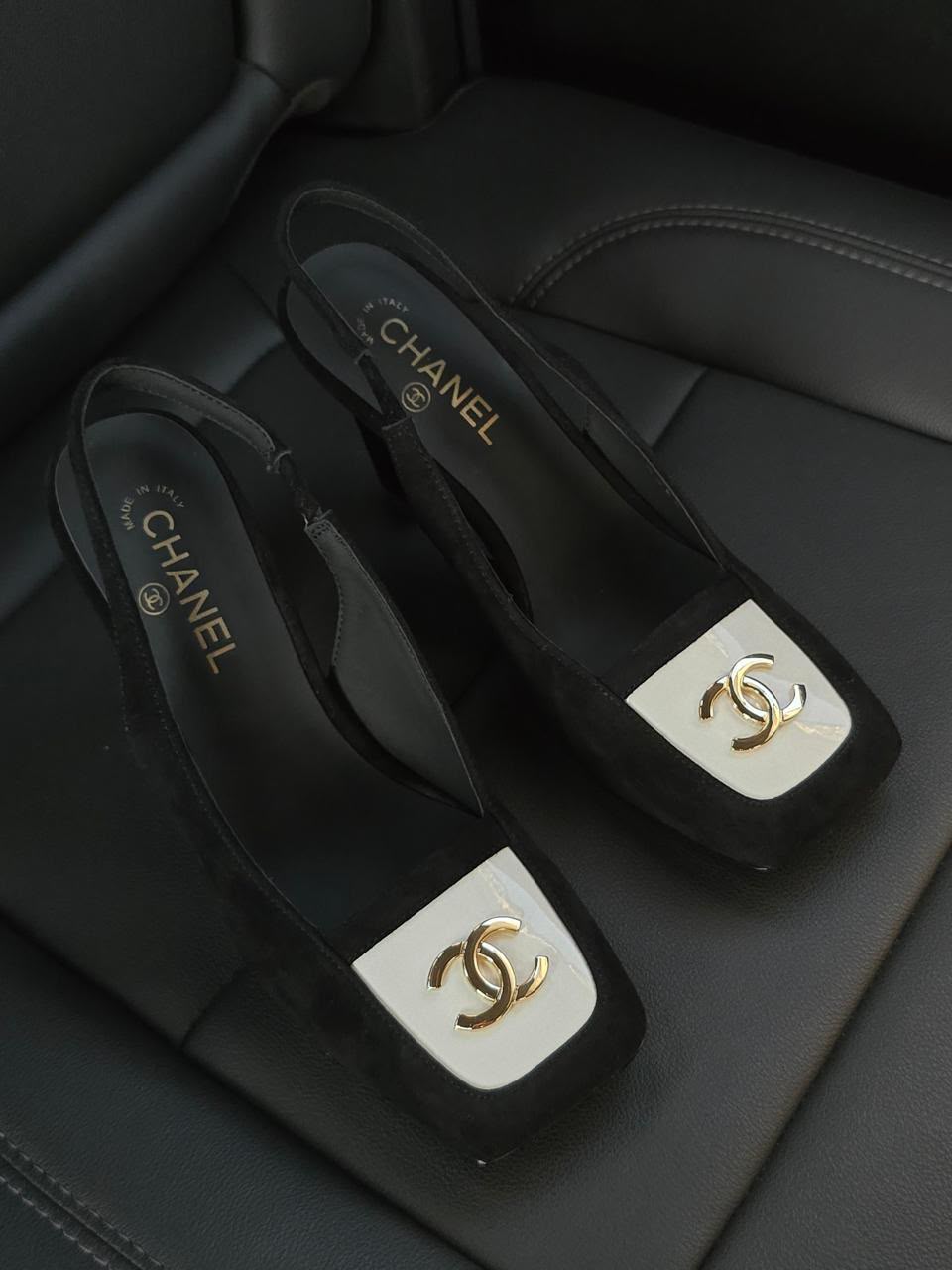Chanel Heels - Black & White