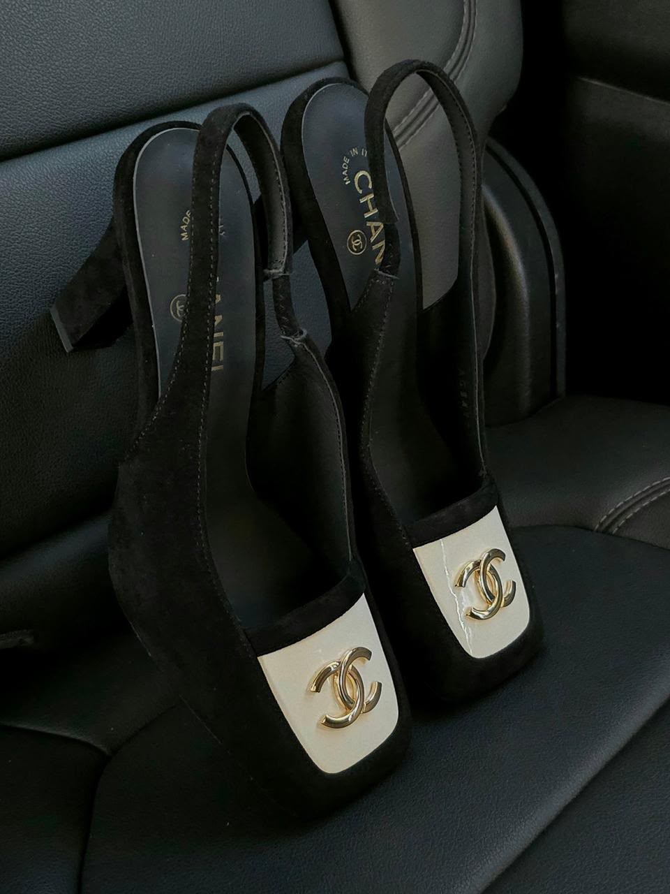 Chanel Heels - Black & White