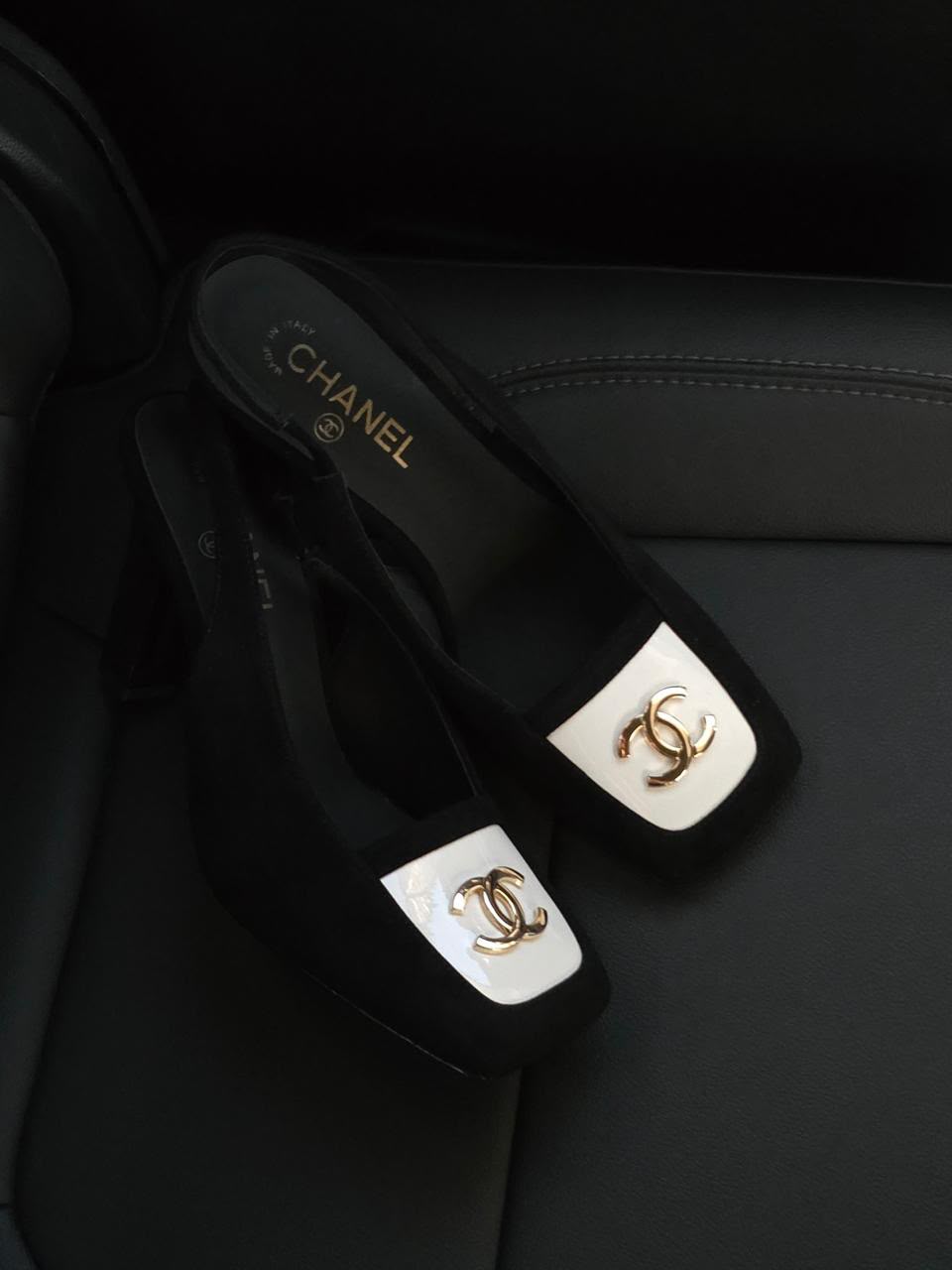 Chanel Heels - Black & White