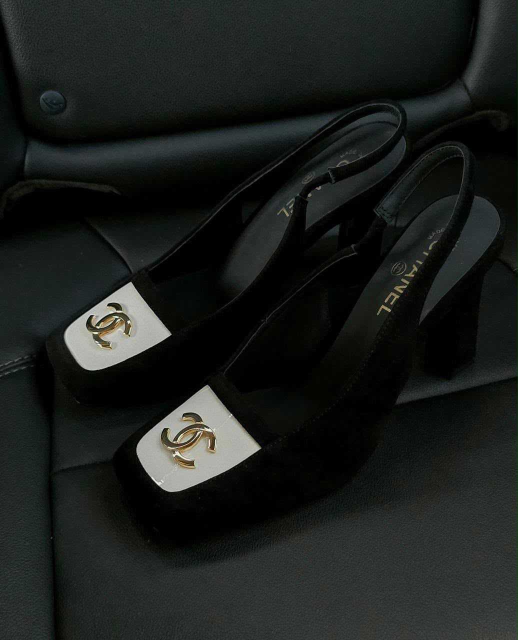 Chanel Heels - Black & White