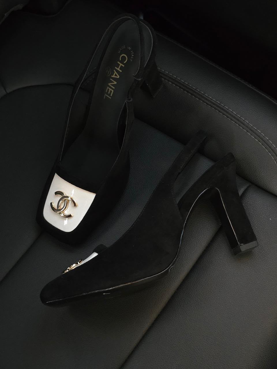 Chanel Heels - Black & White