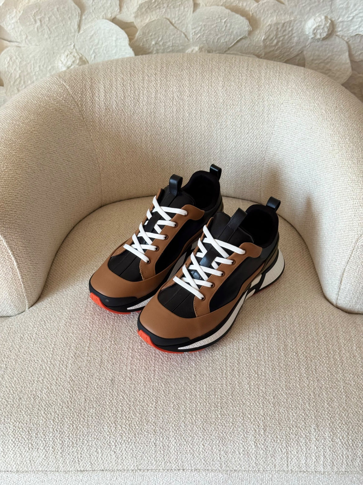 Hermes Sneakers - Brown & Black