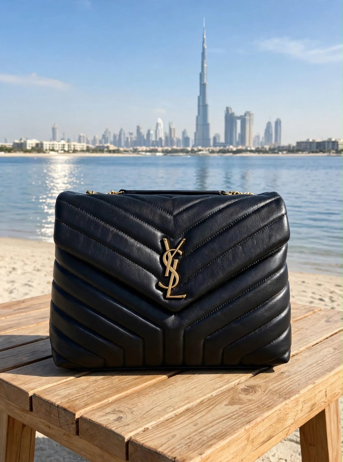 YSL Shoulder Bag - Black