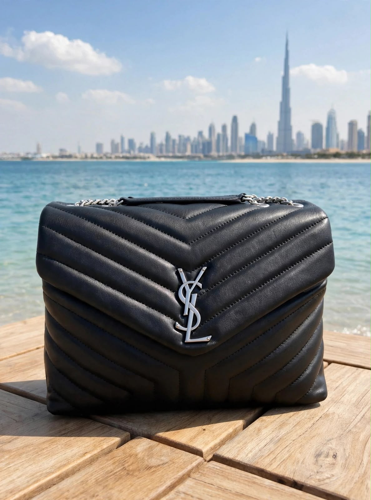 YSL Shoulder Bag - Black