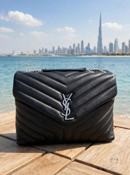 YSL Shoulder Bag - Black