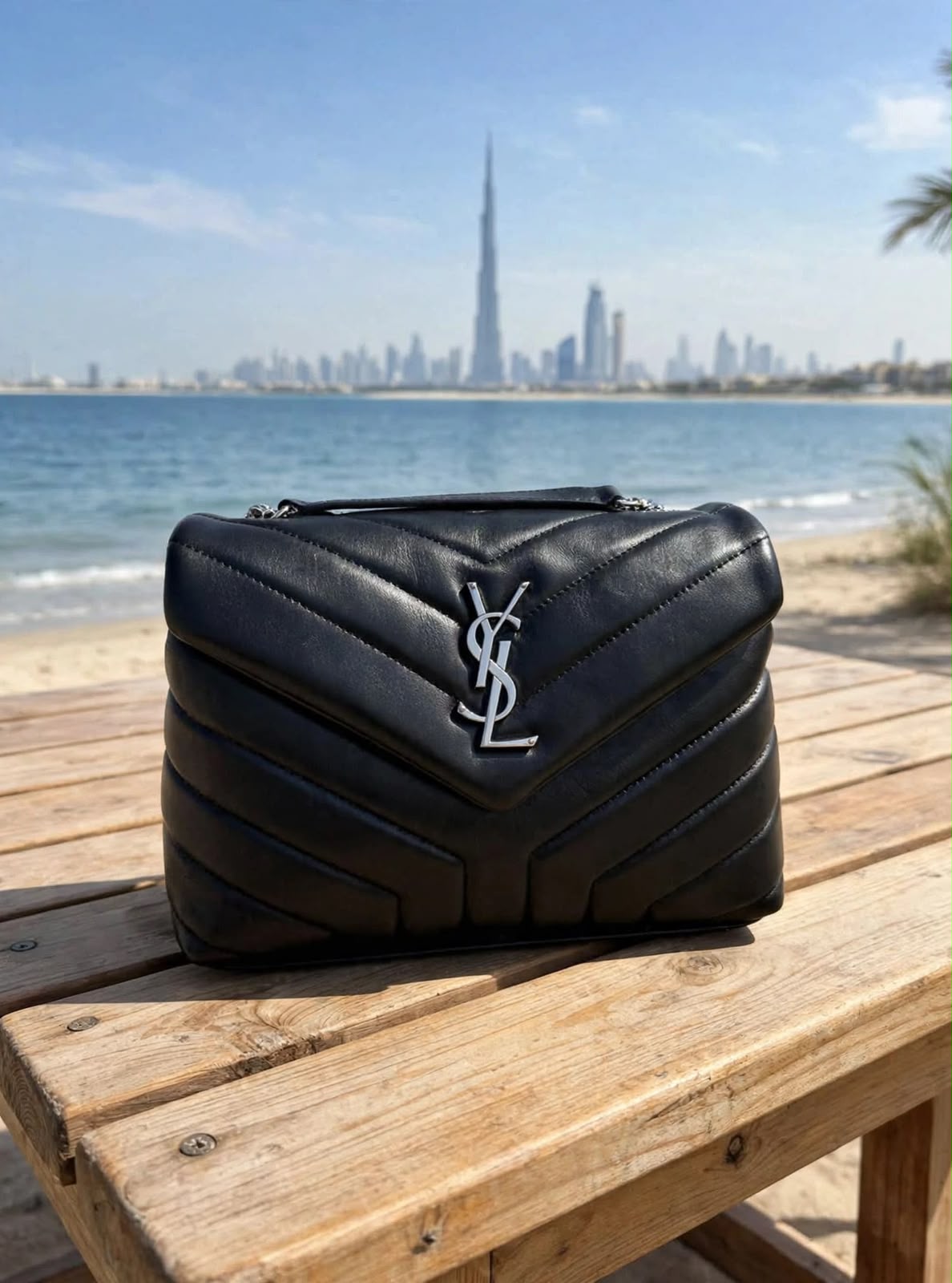 YSL Shoulder Bag - Black