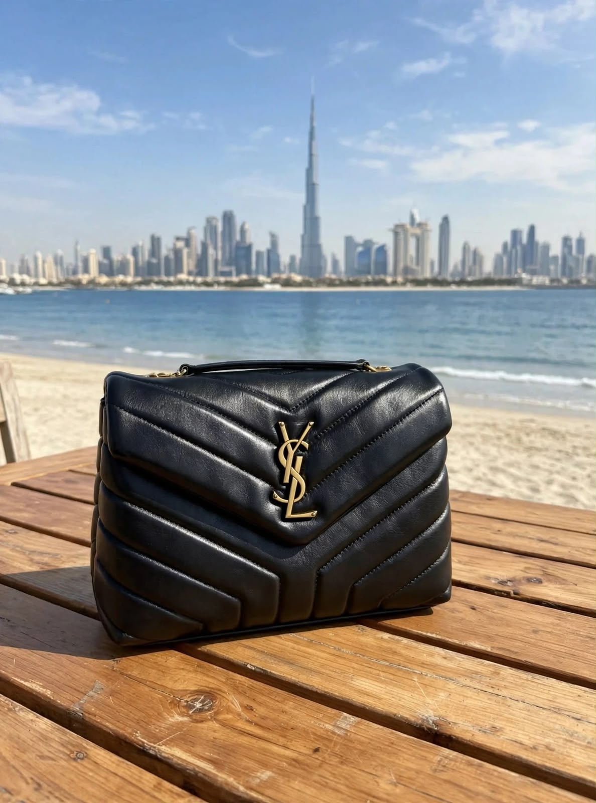 YSL Shoulder Bag - Black