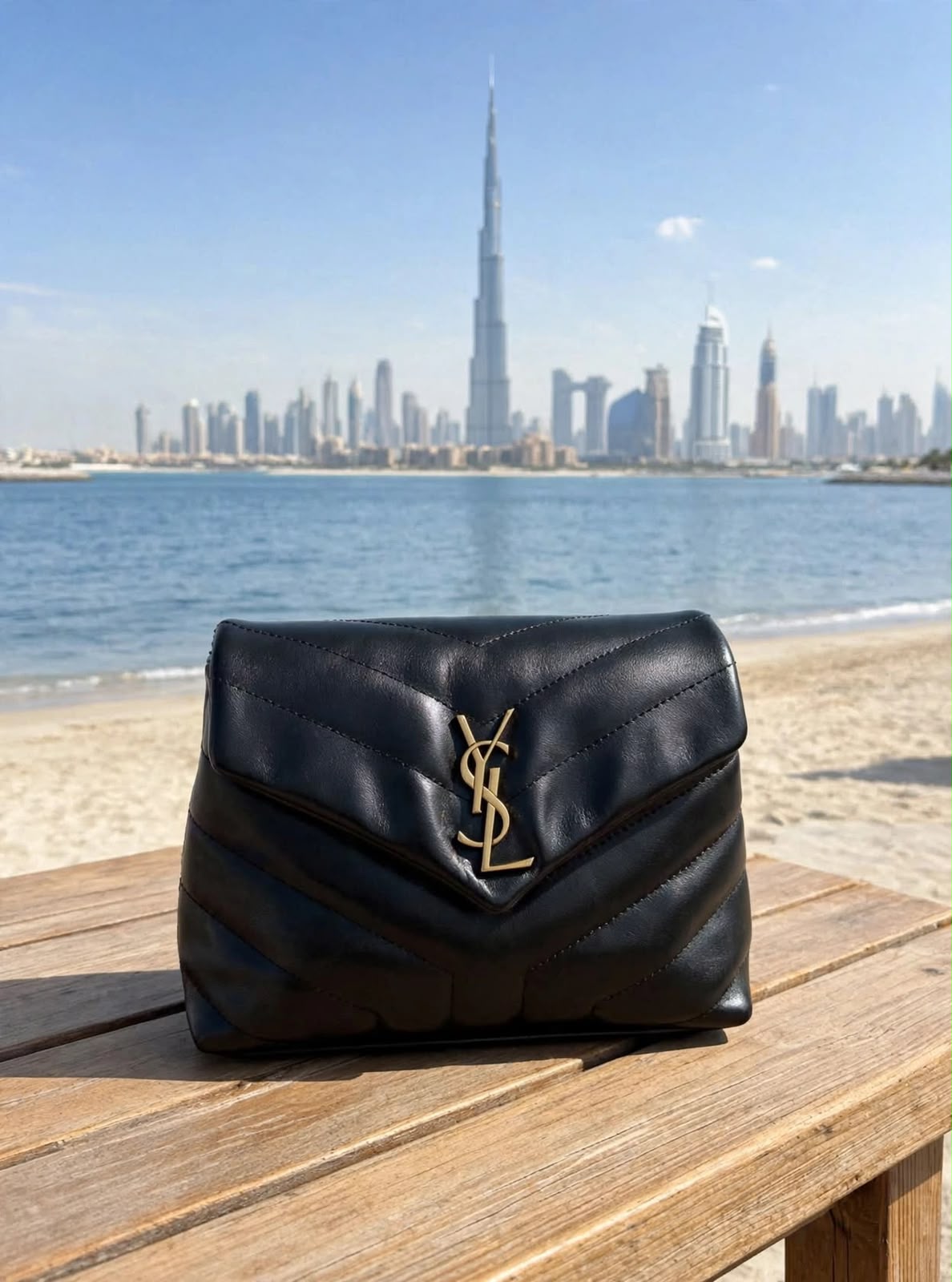 YSL Shoulder Bag - Black