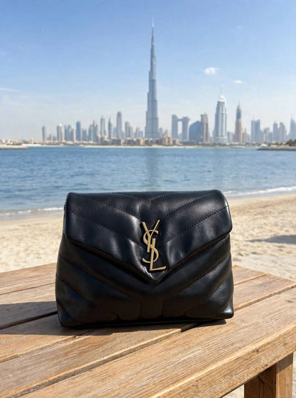 YSL Shoulder Bag - Black