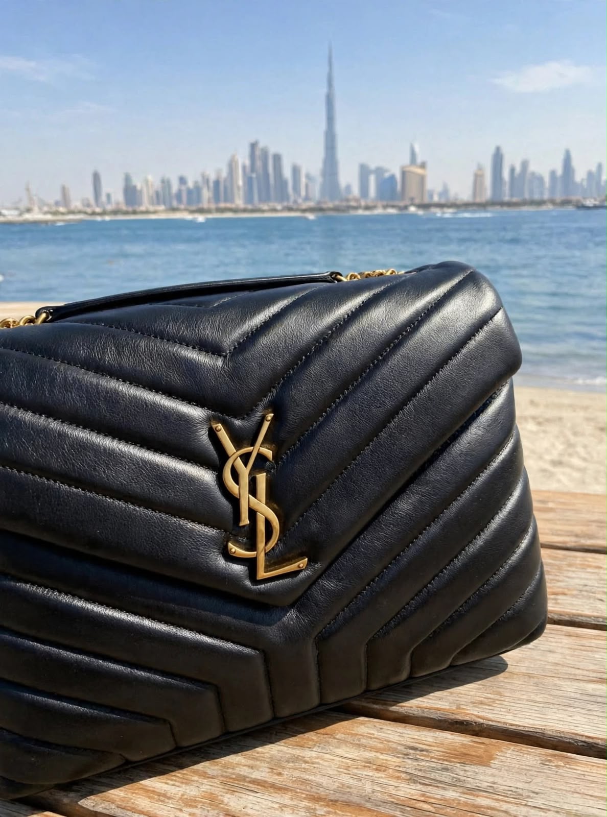 YSL Shoulder Bag - Black