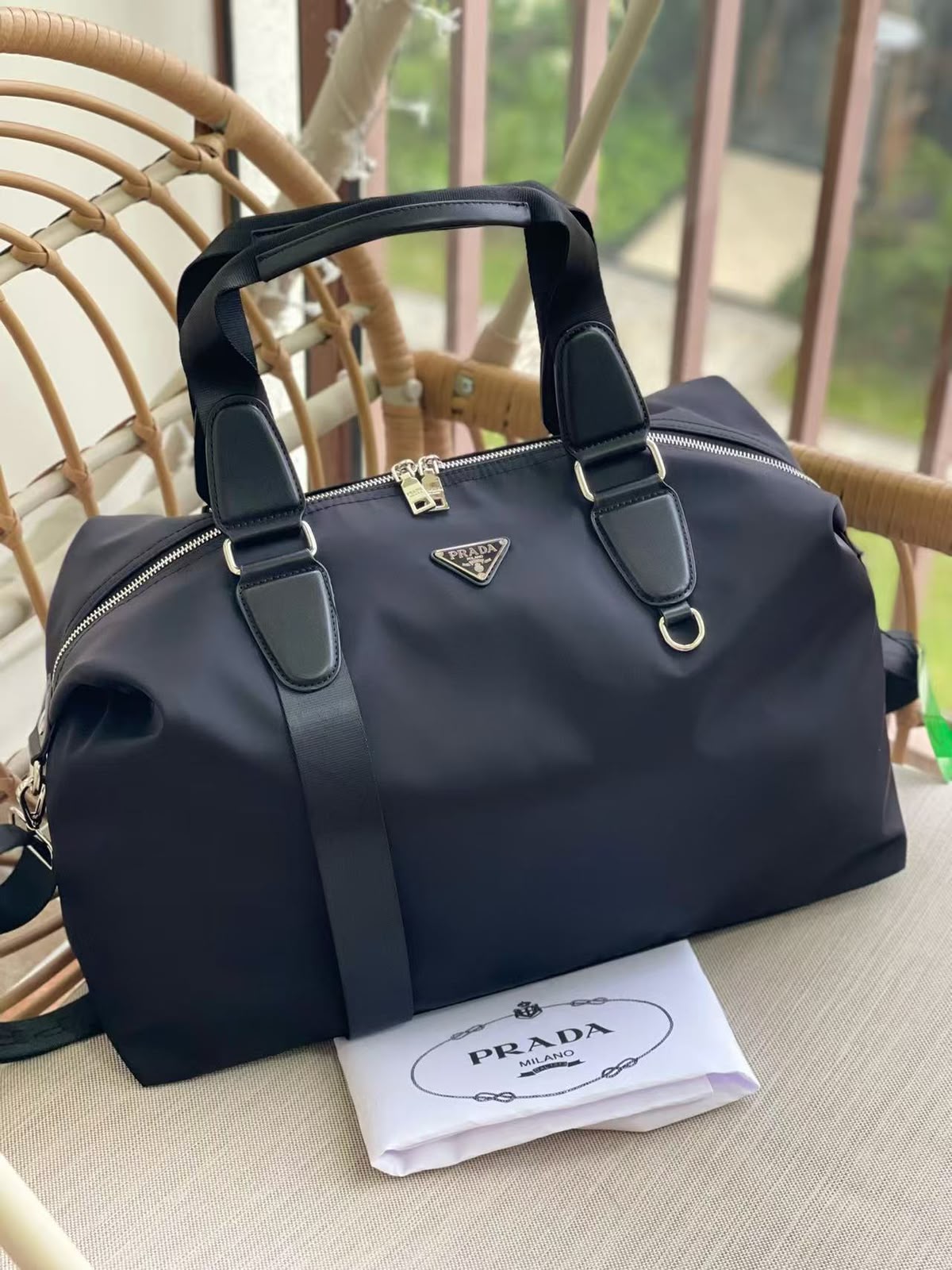 Prada Travel Bag - Black