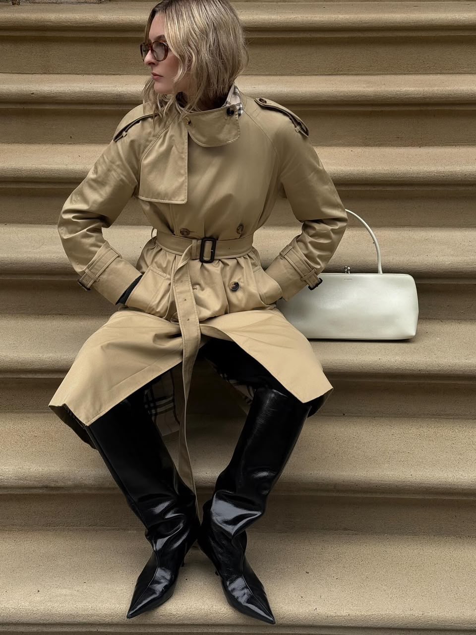 Burberry Coat - Beige
