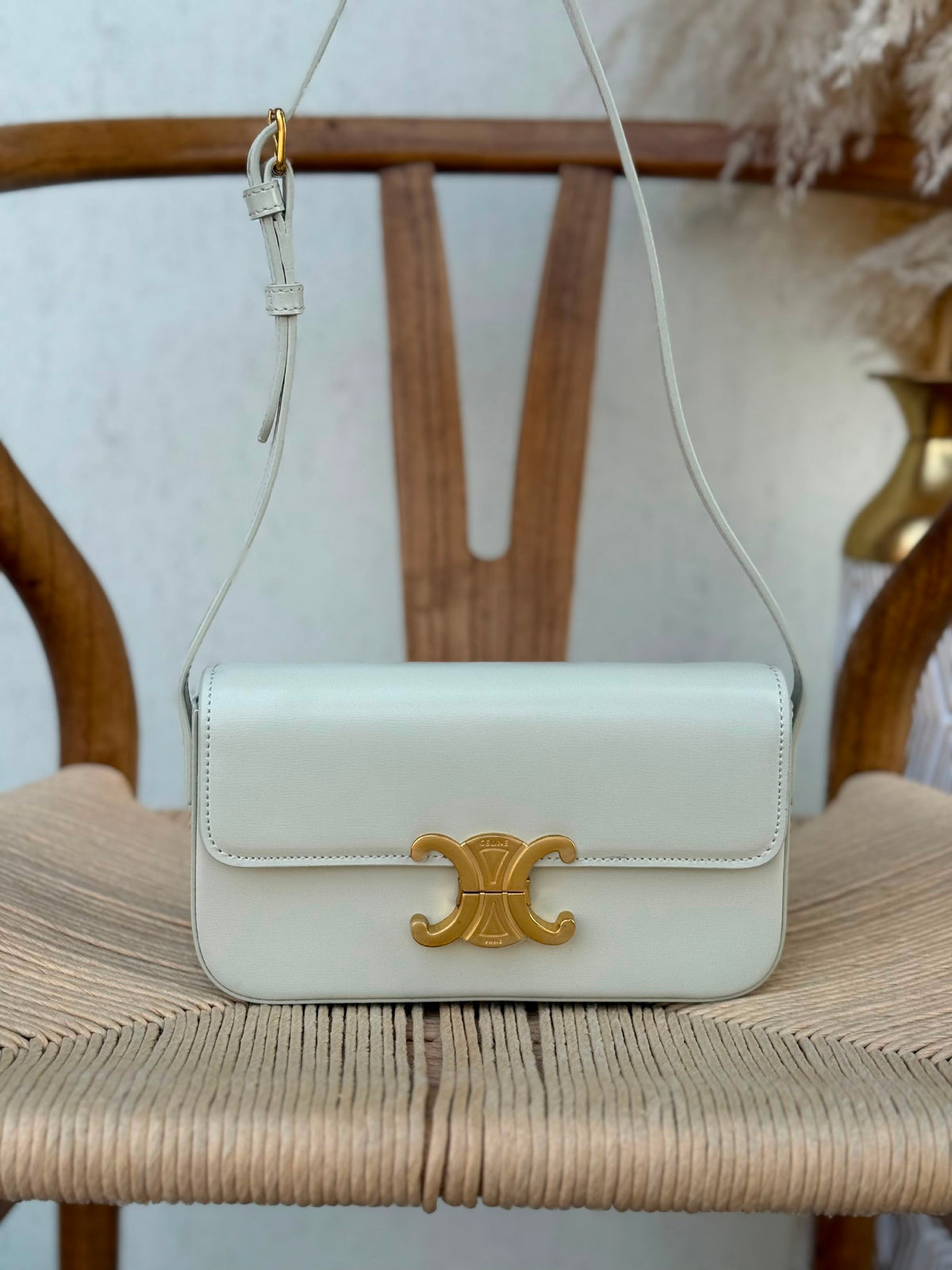Celine Shoulder Bag - White