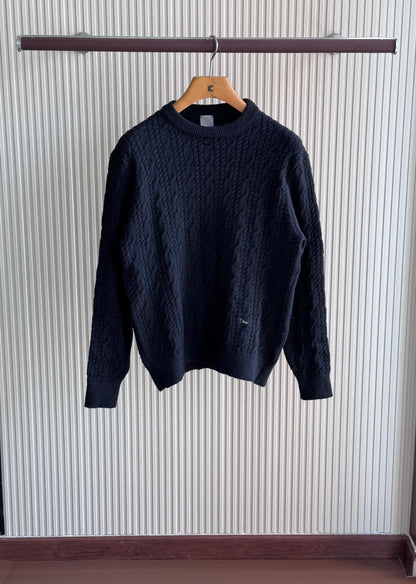 Dior Cable-Knit Sweater - Black, Beige, White, Navy
