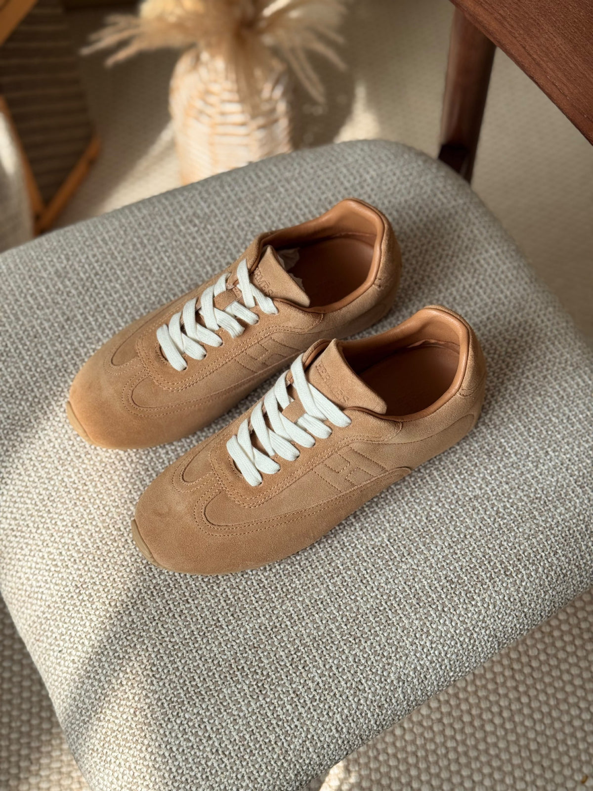Hermes Sneakers - Beige