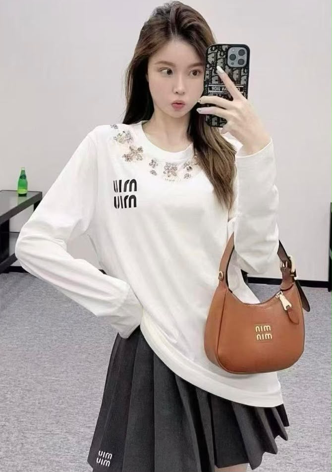 Miu Miu Sweatshirt - White