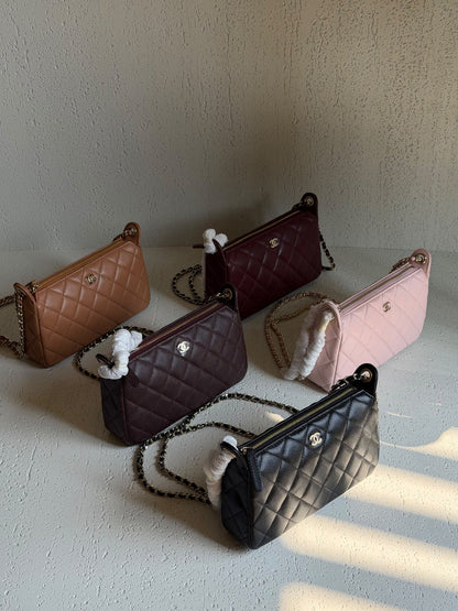 Chanel Handbag - Black, Beige, Pink, Burgundy, Brown