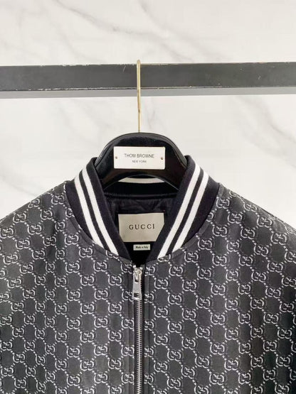 Gucci Bomber Jacket - Dark Grey Monogram