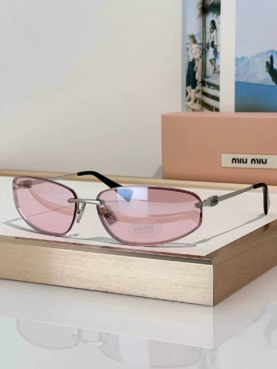 Miu Miu Rectangular Sunglasses - 