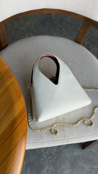 Chanel Mini Tote Bag - White