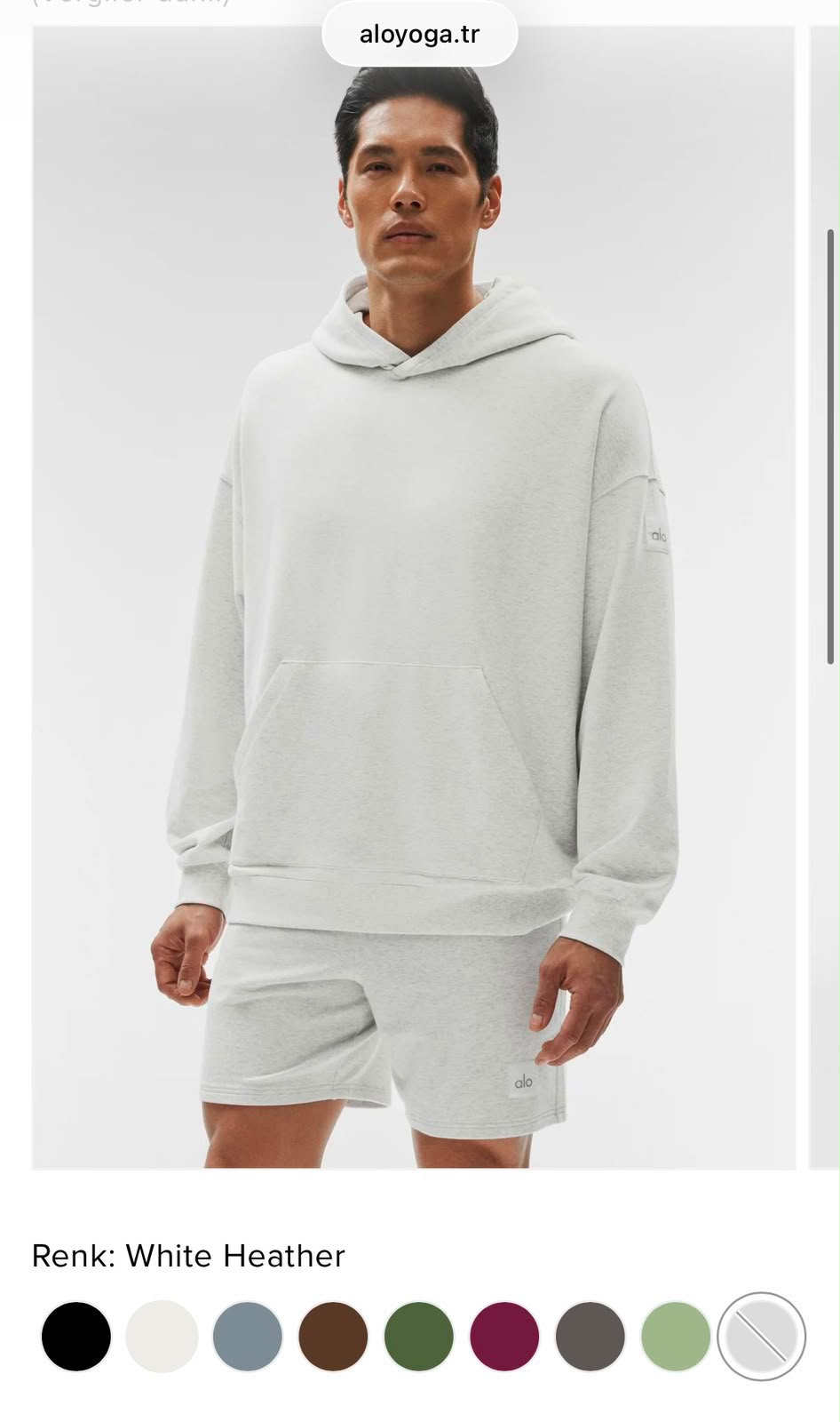 Alo Hoodie - White