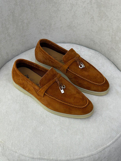 Loro Piana Loafers - Brown Suede