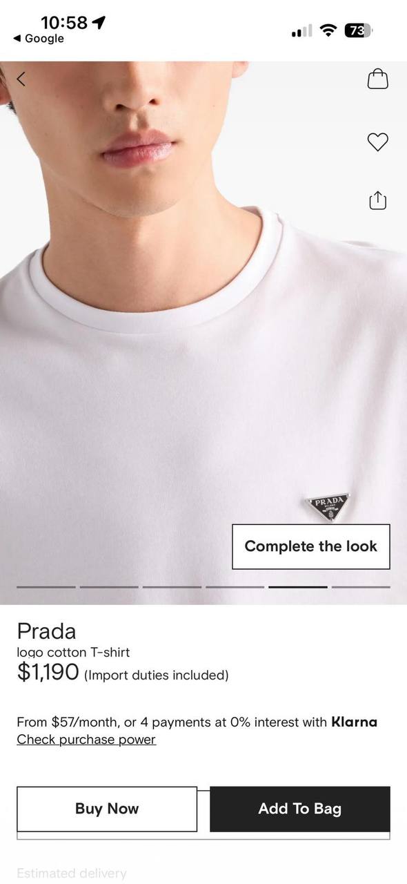 Prada T-Shirt - White