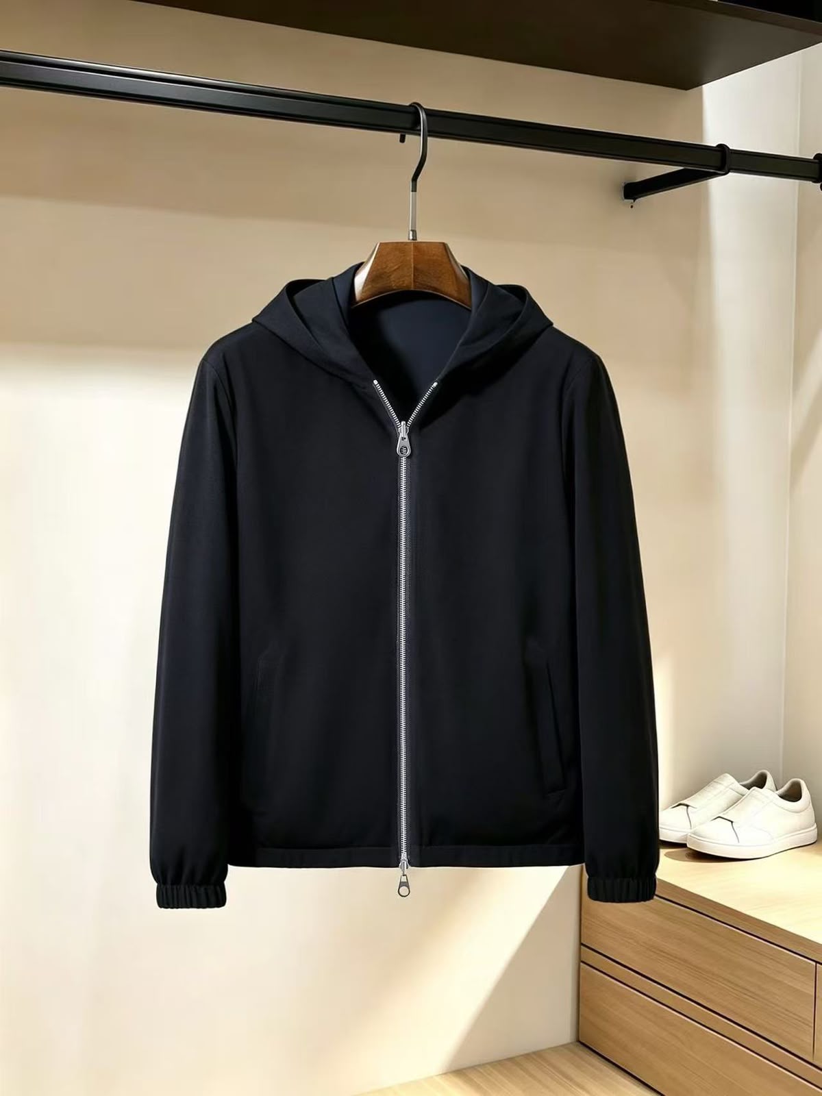 Loro Piana Hooded Jacket - Black