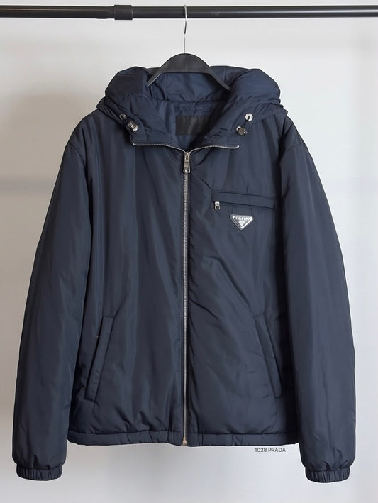 Prada Hooded Jacket - Navy, Black