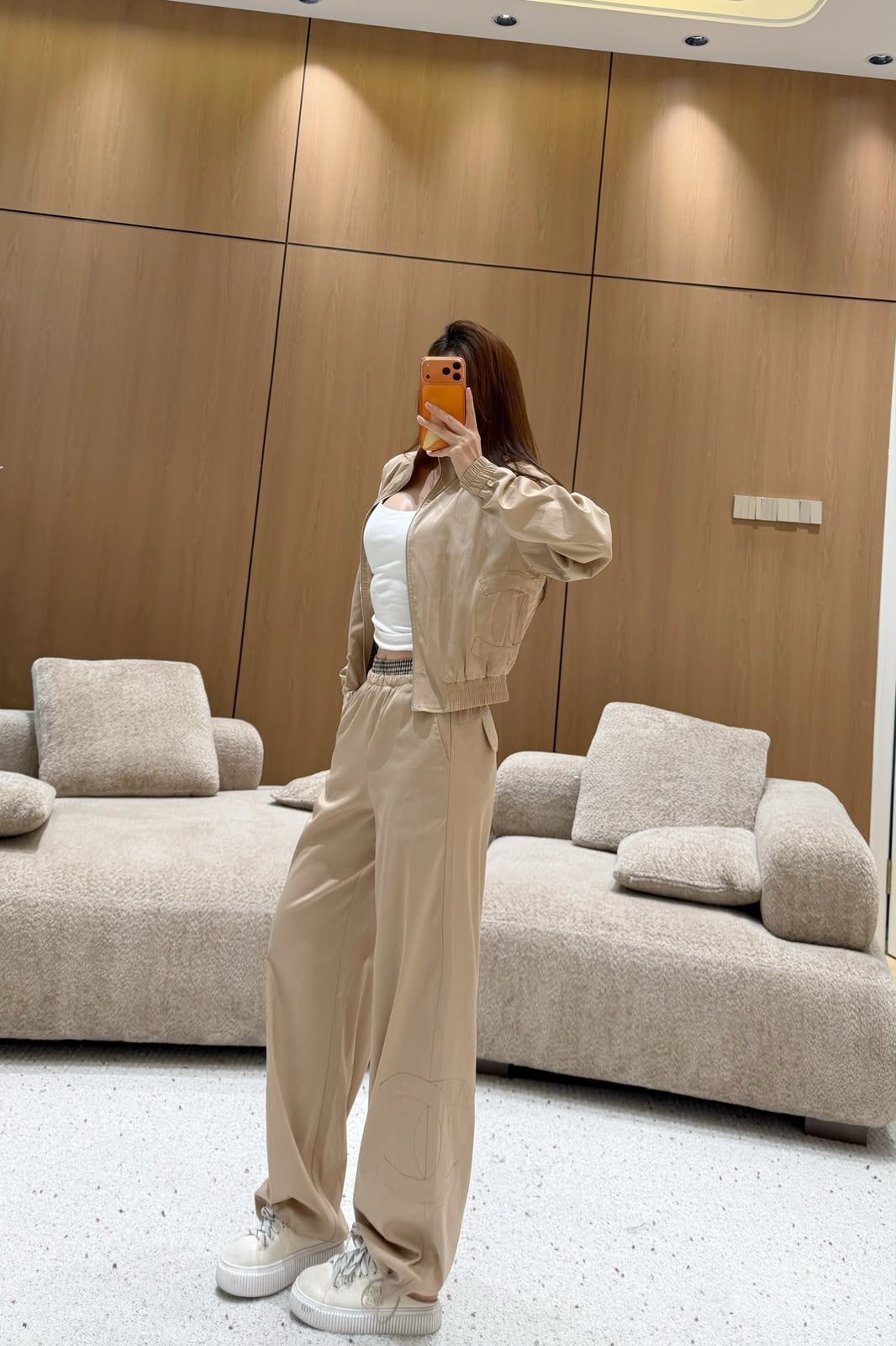 Chanel Tracksuit - Navy, Beige