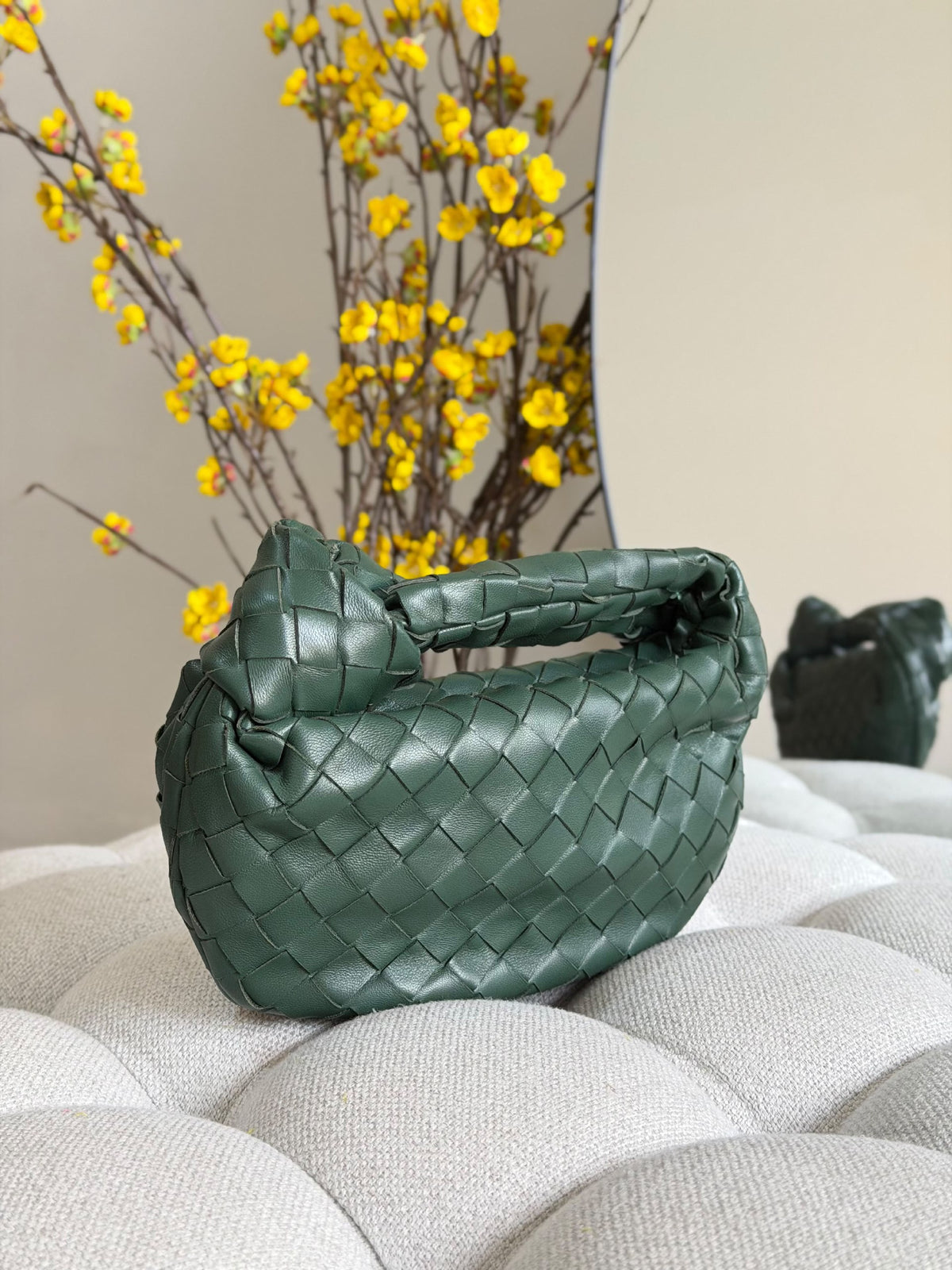 Bottega Veneta Shoulder Bag - Dark Green