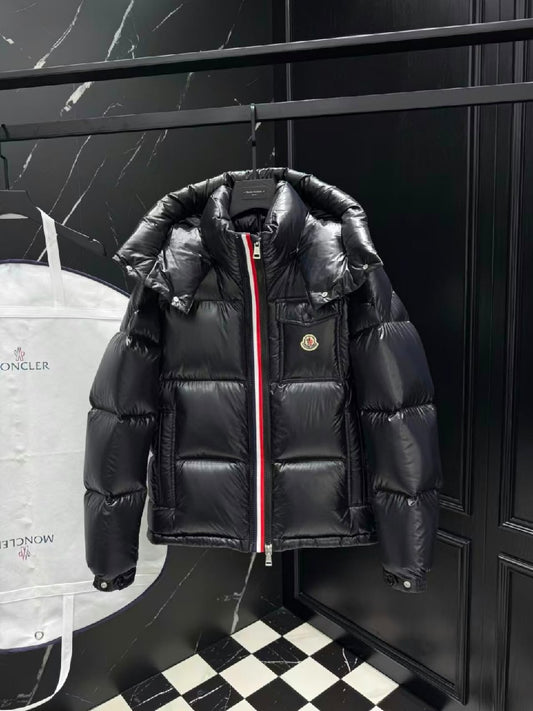 Moncler Hooded Jacket Oversized Hood - Black