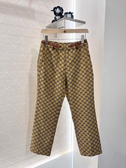 Gucci Pants - Beige Monogram