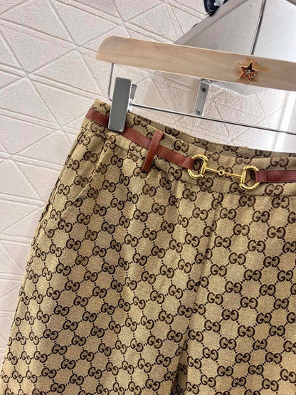 Gucci Pants - Beige Monogram