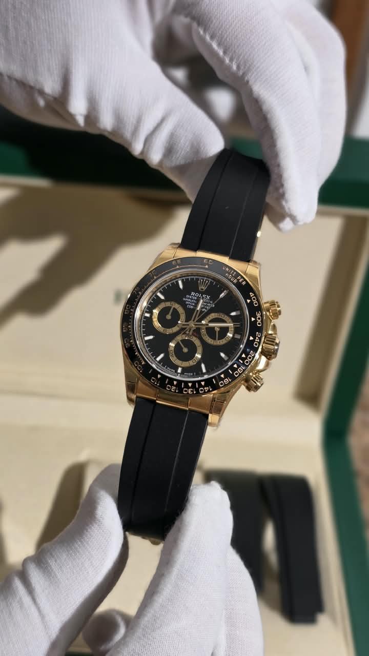 Rolex Watch - Gold & Black