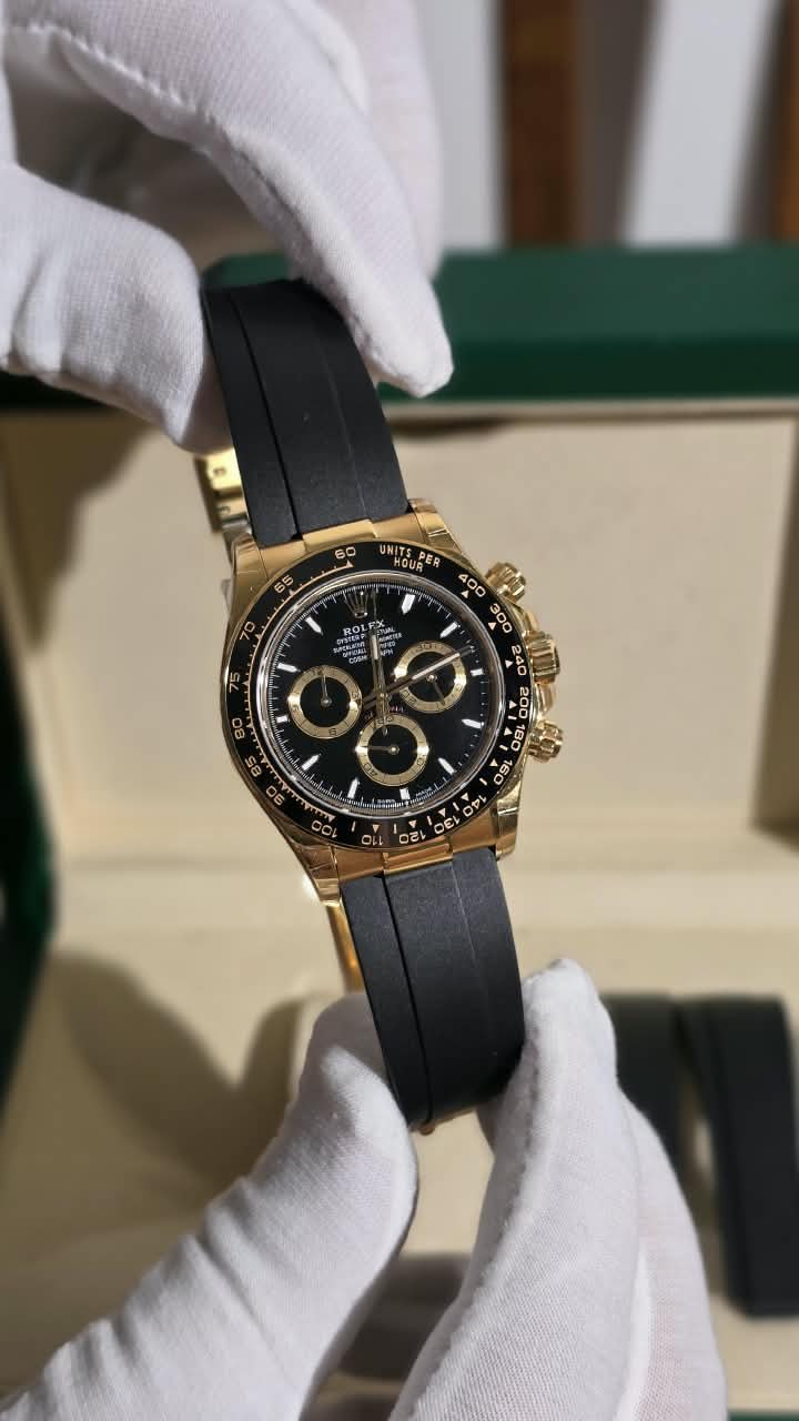 Rolex Watch - Gold & Black