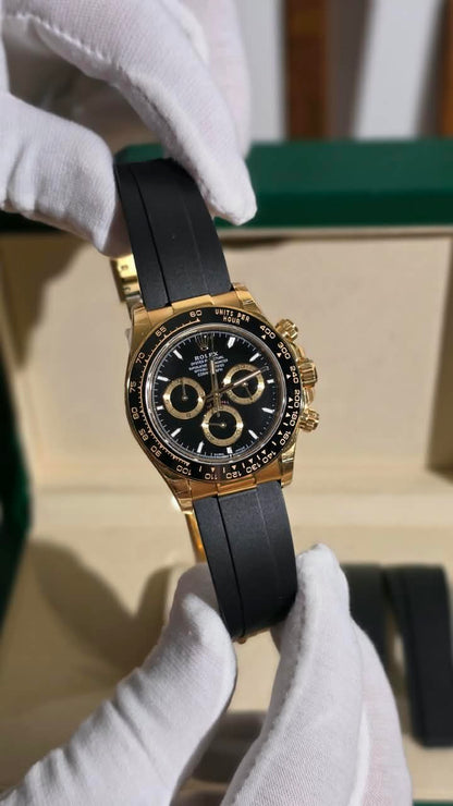 Rolex Watch - Gold & Black