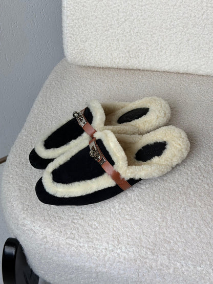 Hermès Oz Mule - Black & White