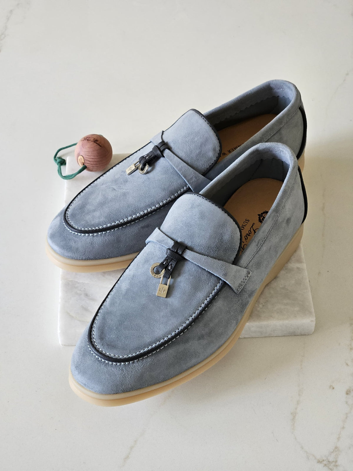 Loro Piana Apron Loafers - Grey