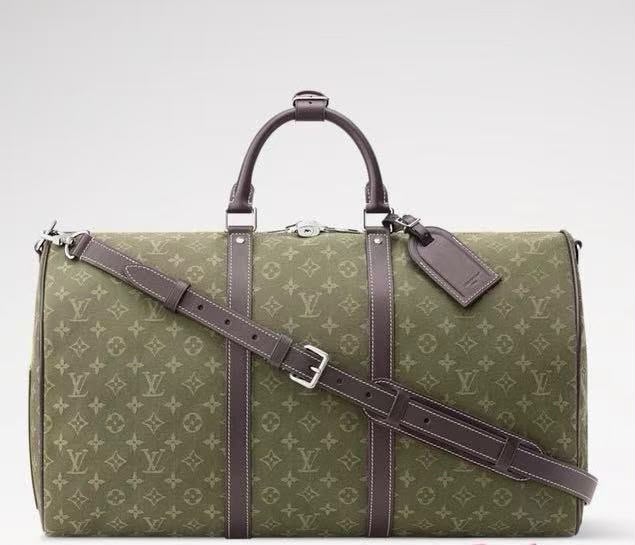 Louis Vuitton Structured Travel Bag - Green Monogram