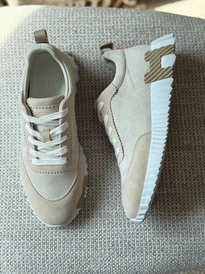 Hermès Sneakers - Beige, Pink