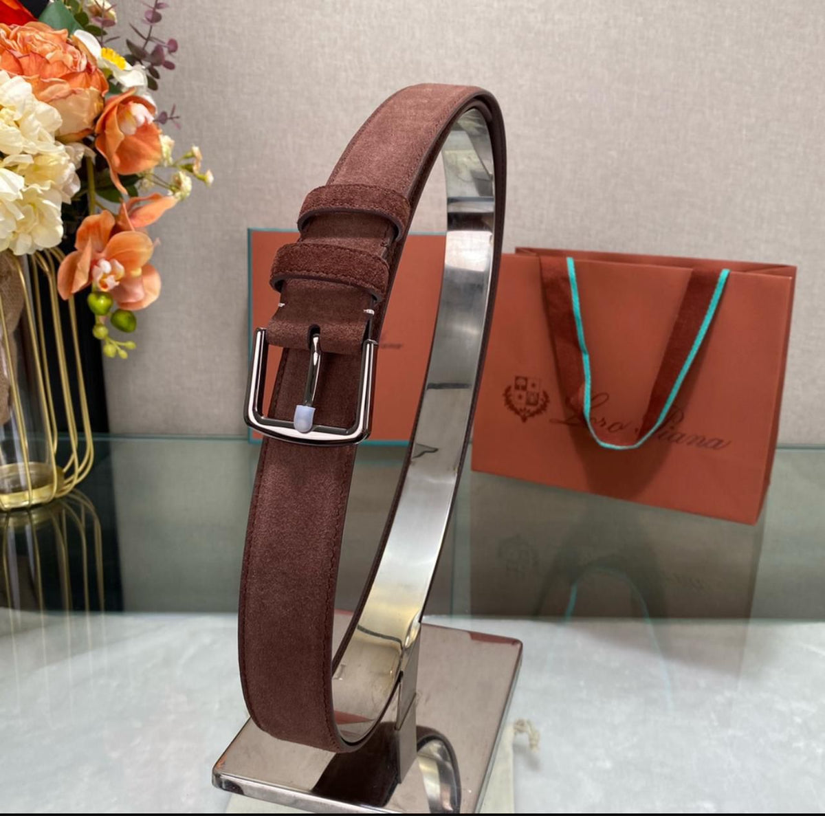 Loro Piana Belt - Brown