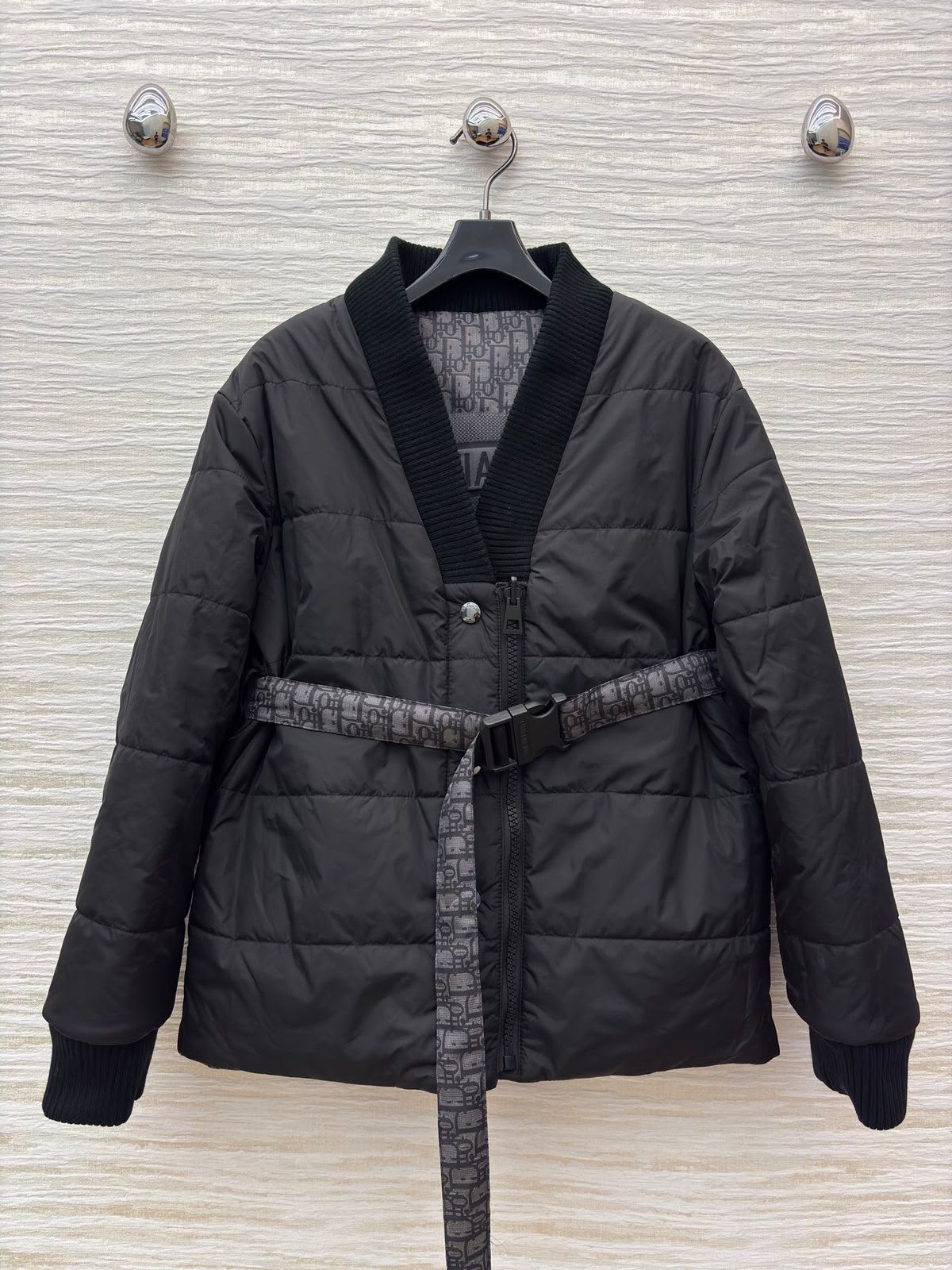 Dior Zip-Front Jacket - Black