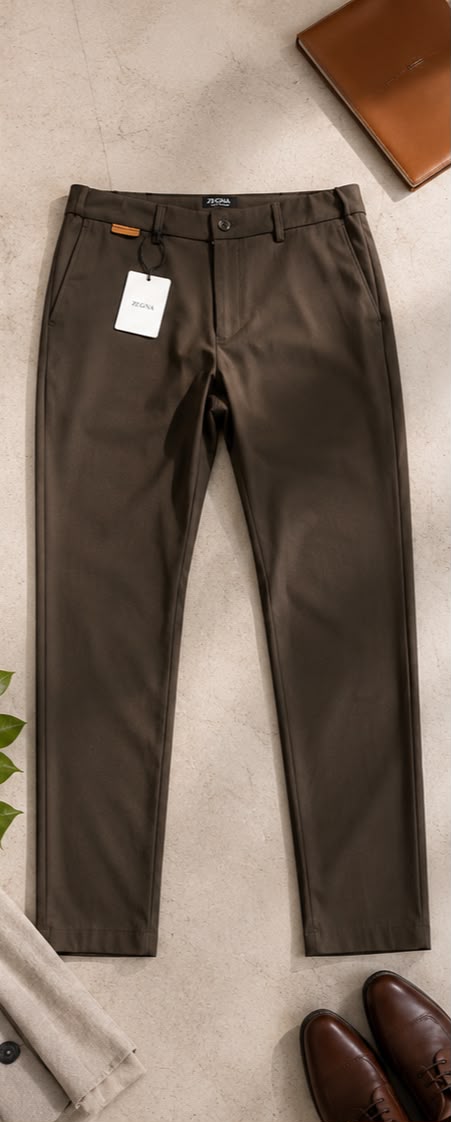 Zegna Tapered Pants - Brown