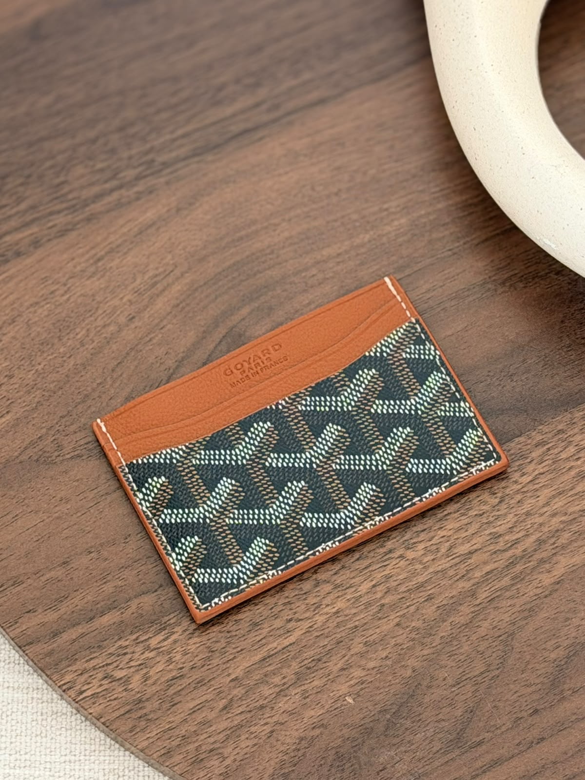 Goyard Card Holder - Brown