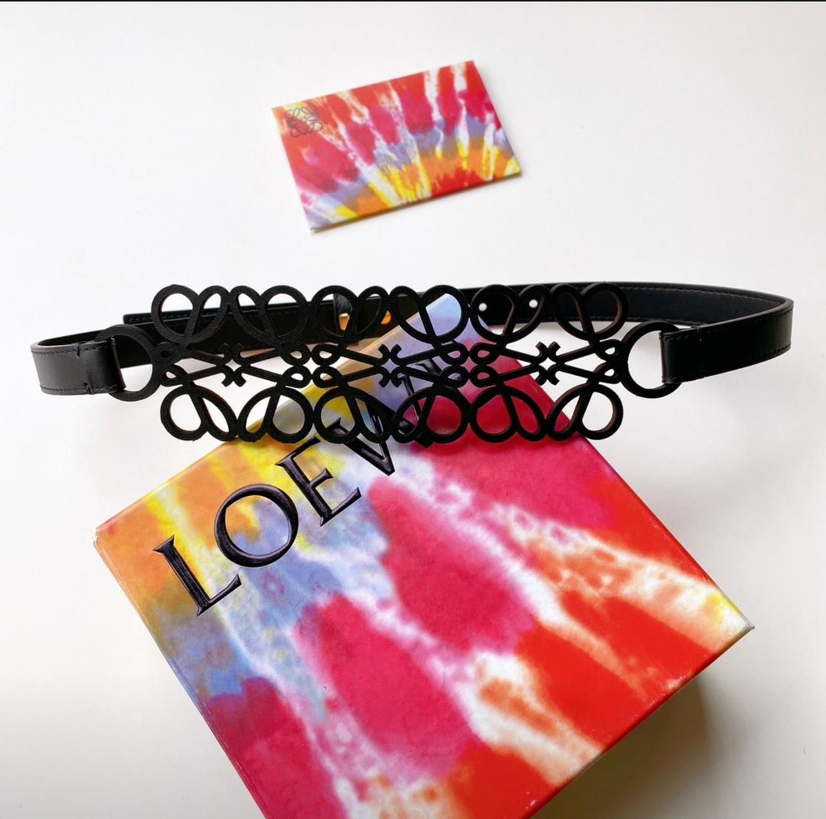 Loewe Cutout Belt - Black