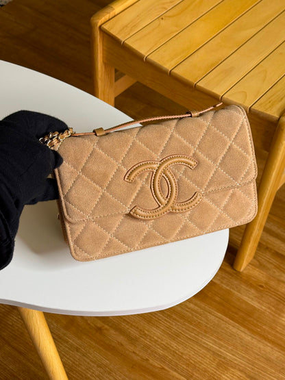 Chanel Shoulder Bag - Beige