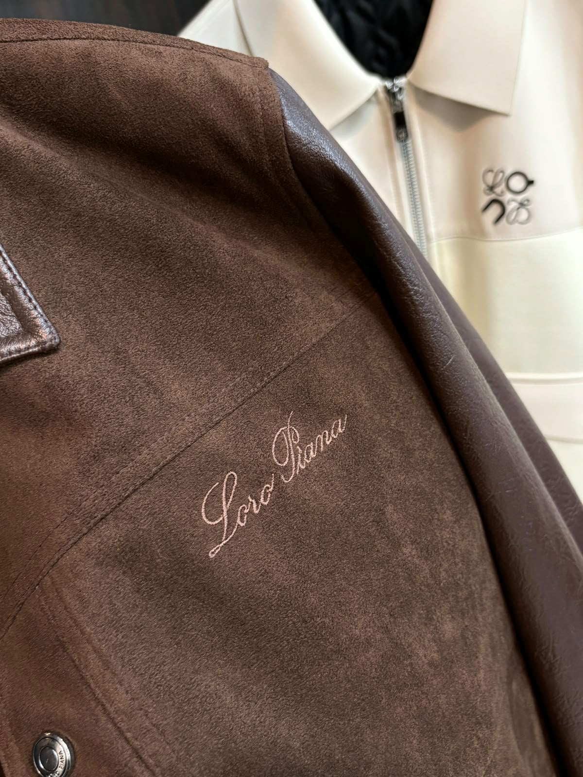 Loro Piana Panelled Jacket - Brown