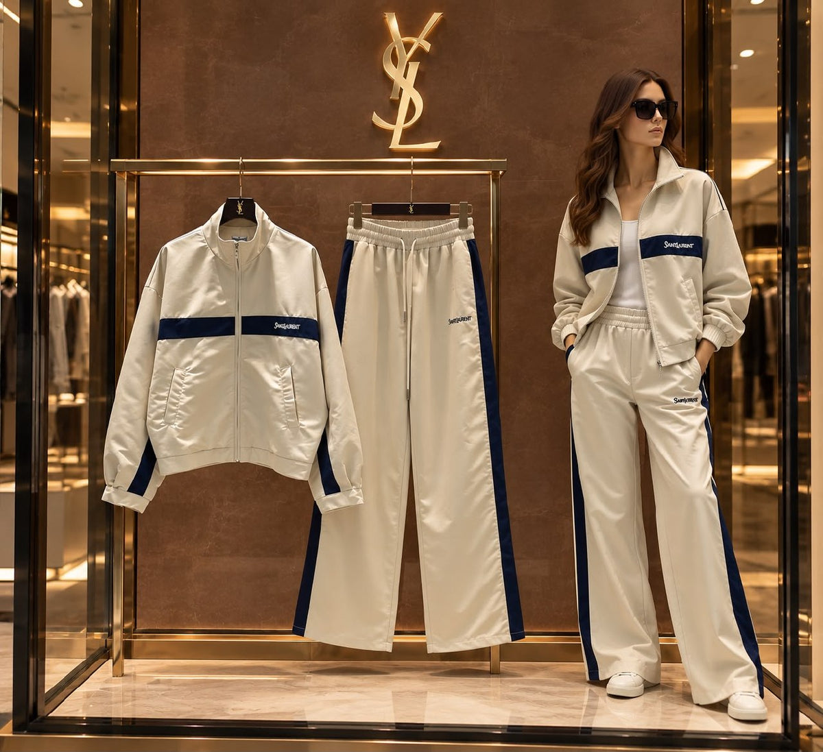 YSL Tracksuit - White