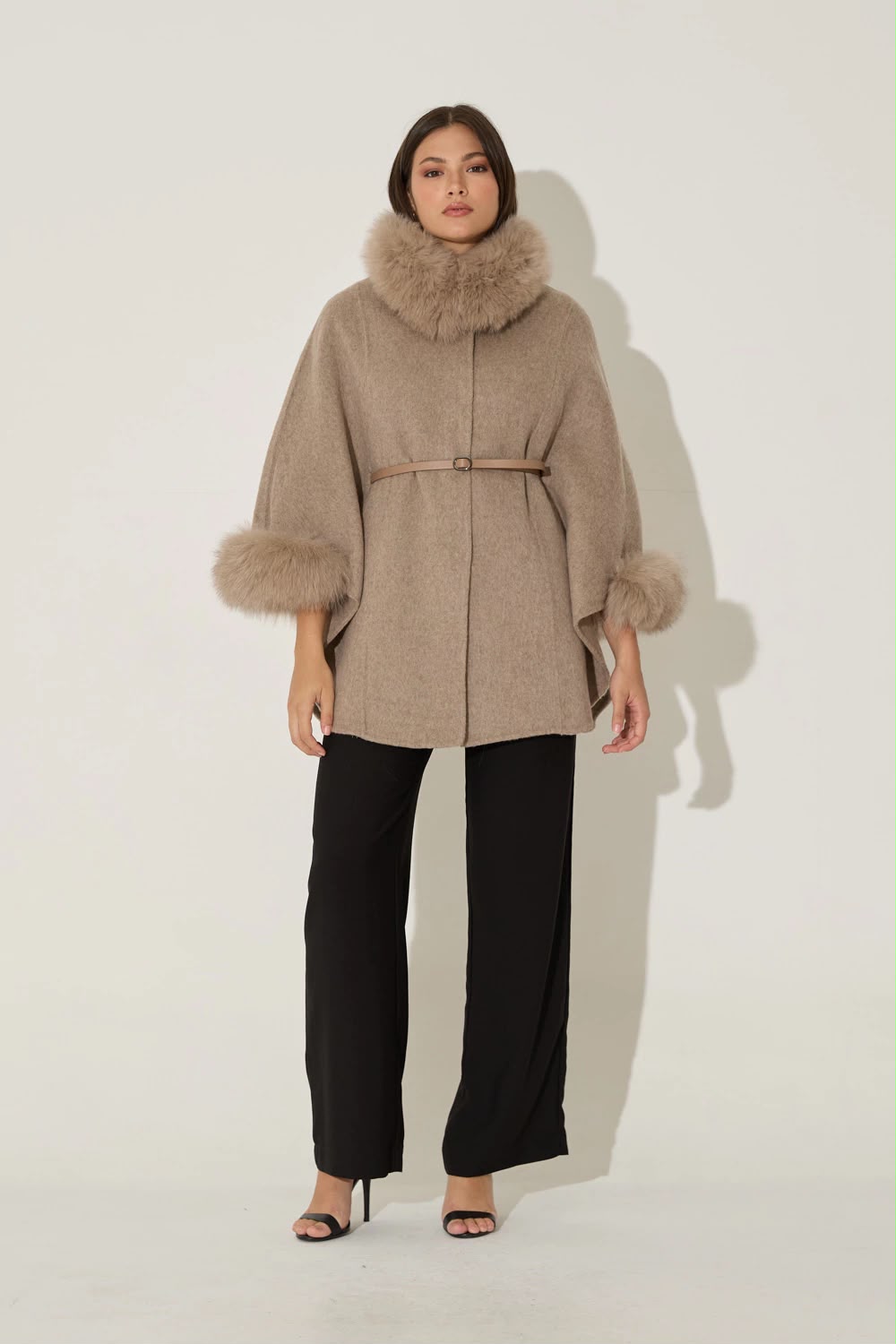 Loro Piana Cape Coat - Beige